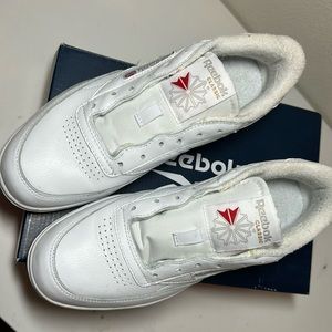 White Reebok Club C Double US Womens 9